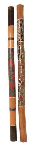 Sonstige Didgeridoo aus Bambus, bemalt