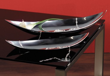 Deko-Schale ELIPSE, Casablanca Design, Aluminium poliert