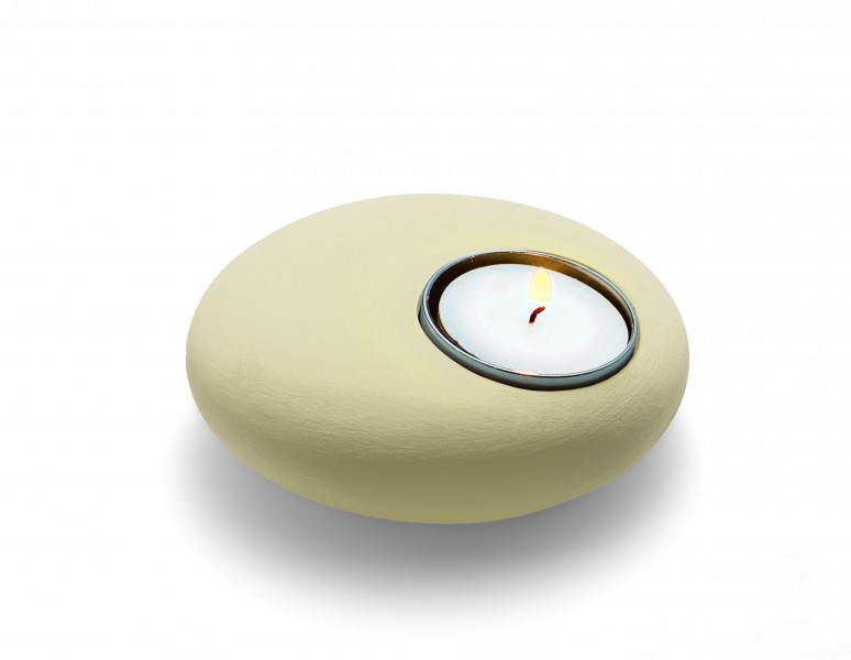 PHILIPPI DESIGN Teelichthalter PEBBLE, Gr&ouml;&szlig;e S - hellbeige
